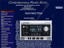 Tablet Screenshot of cmusicstore.com